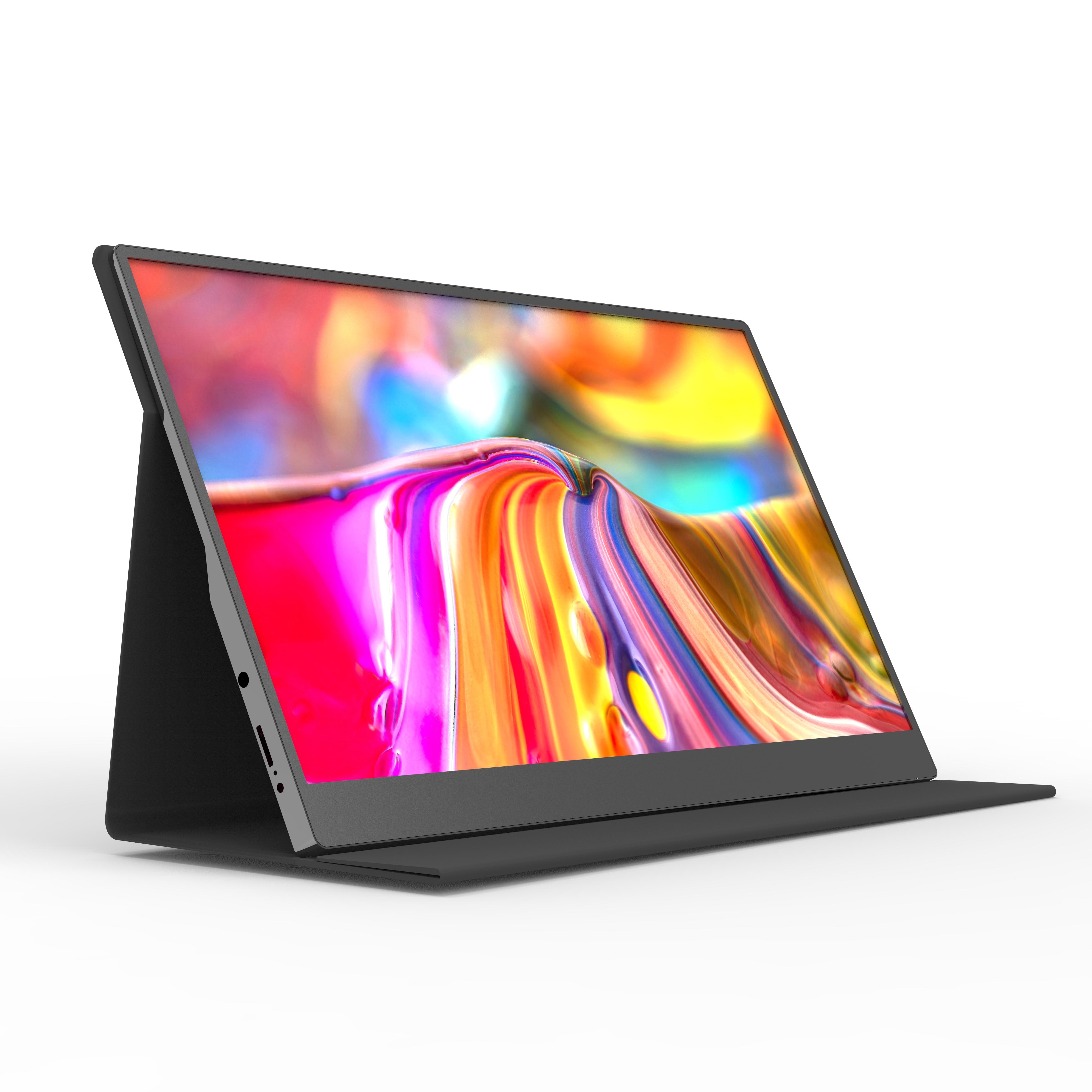 15.6 inch plastic+leather stand