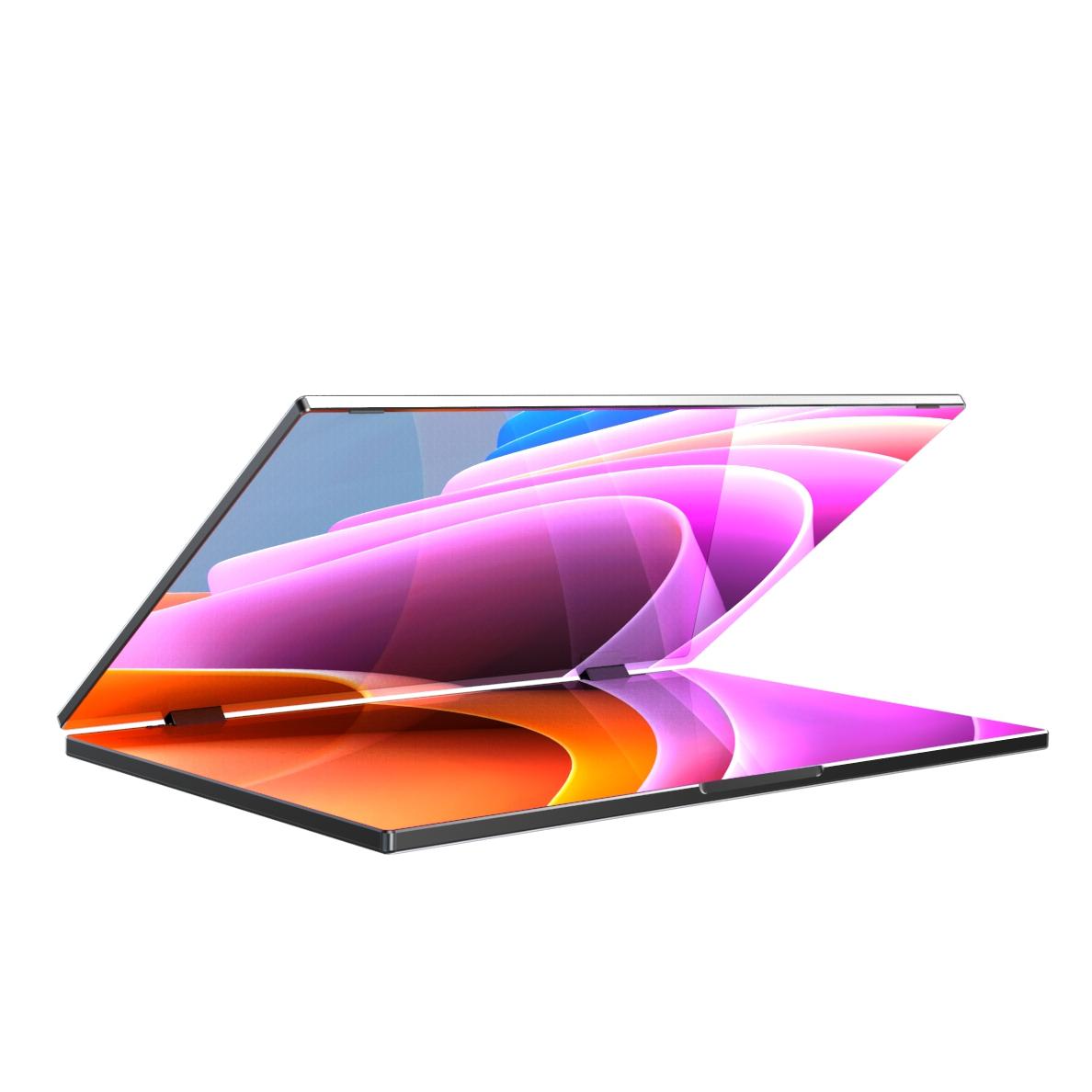 15.6 inch dual touch screen leather stand
