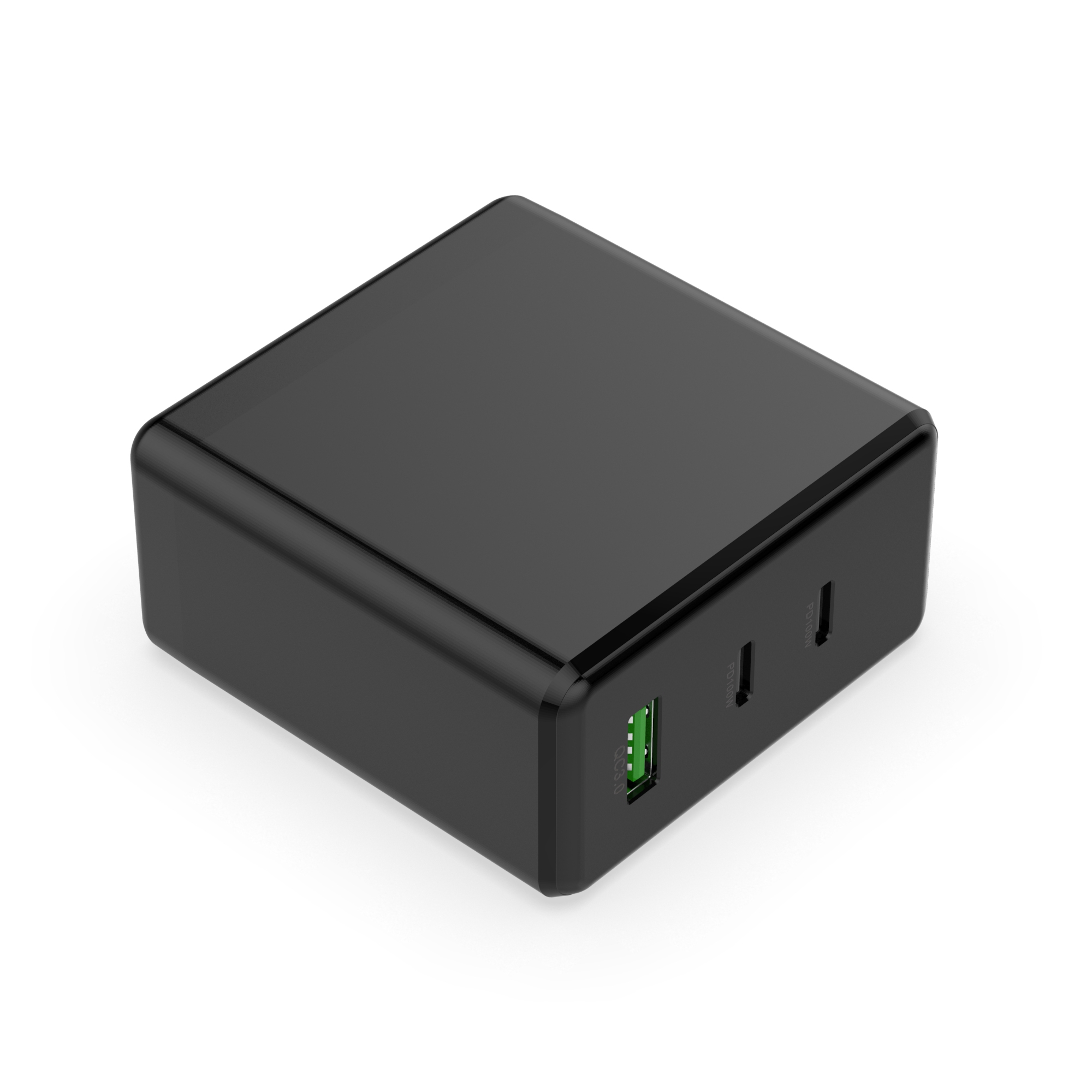 GaN  AI-QC71 100W PD+PD+QC3.0  US  Black