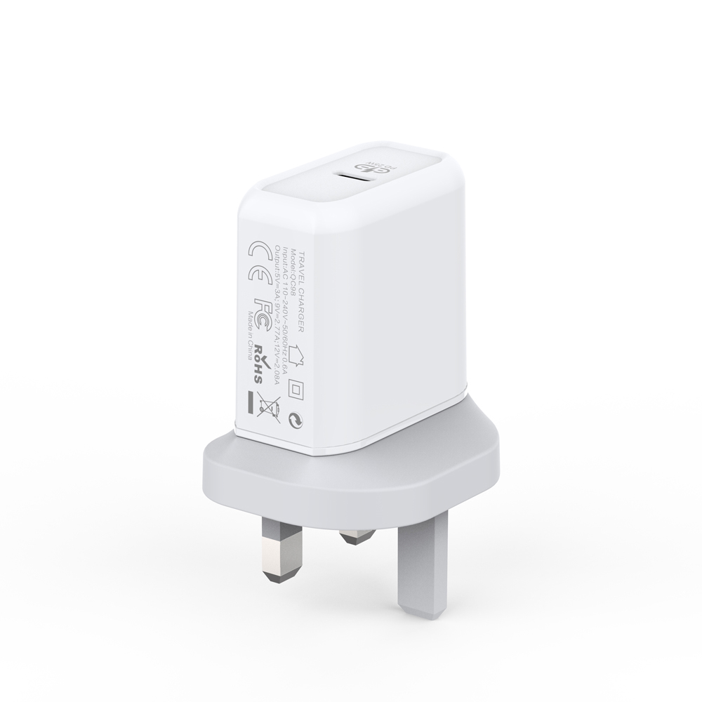 AI-QC98 25W for iPhone13  UK  blanco+gris