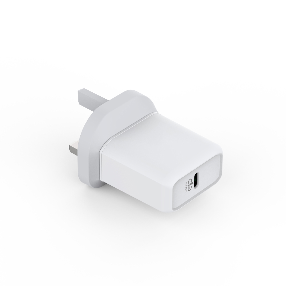 AI-QC98 25W for iPhone13  UK  blanco+gris