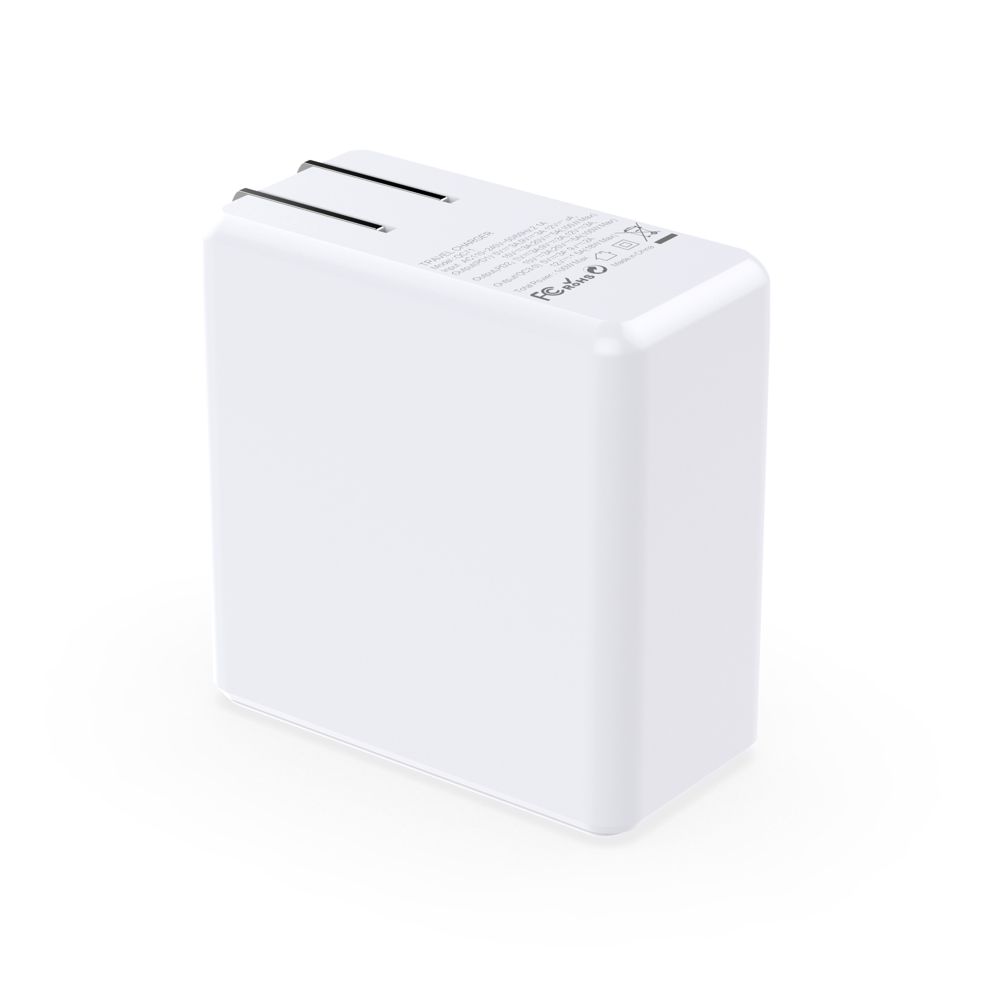 GaN  AI-QC71 100W PD+PD+QC3.0  US  Blanco