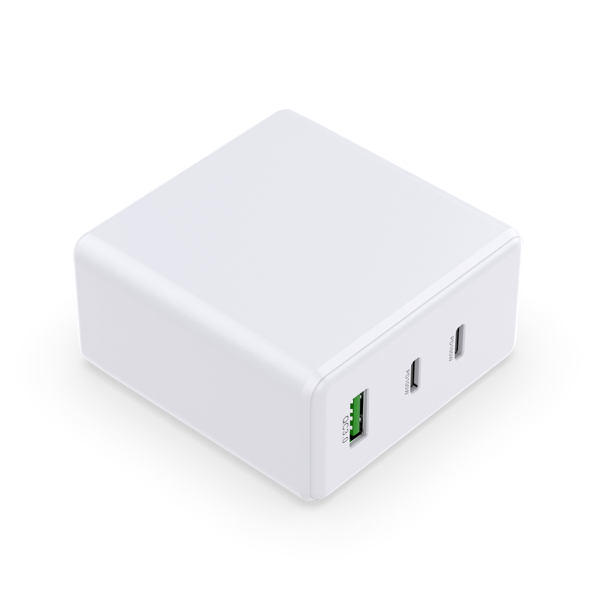 GaN  AI-QC71 100W PD+PD+QC3.0  US  Blanco